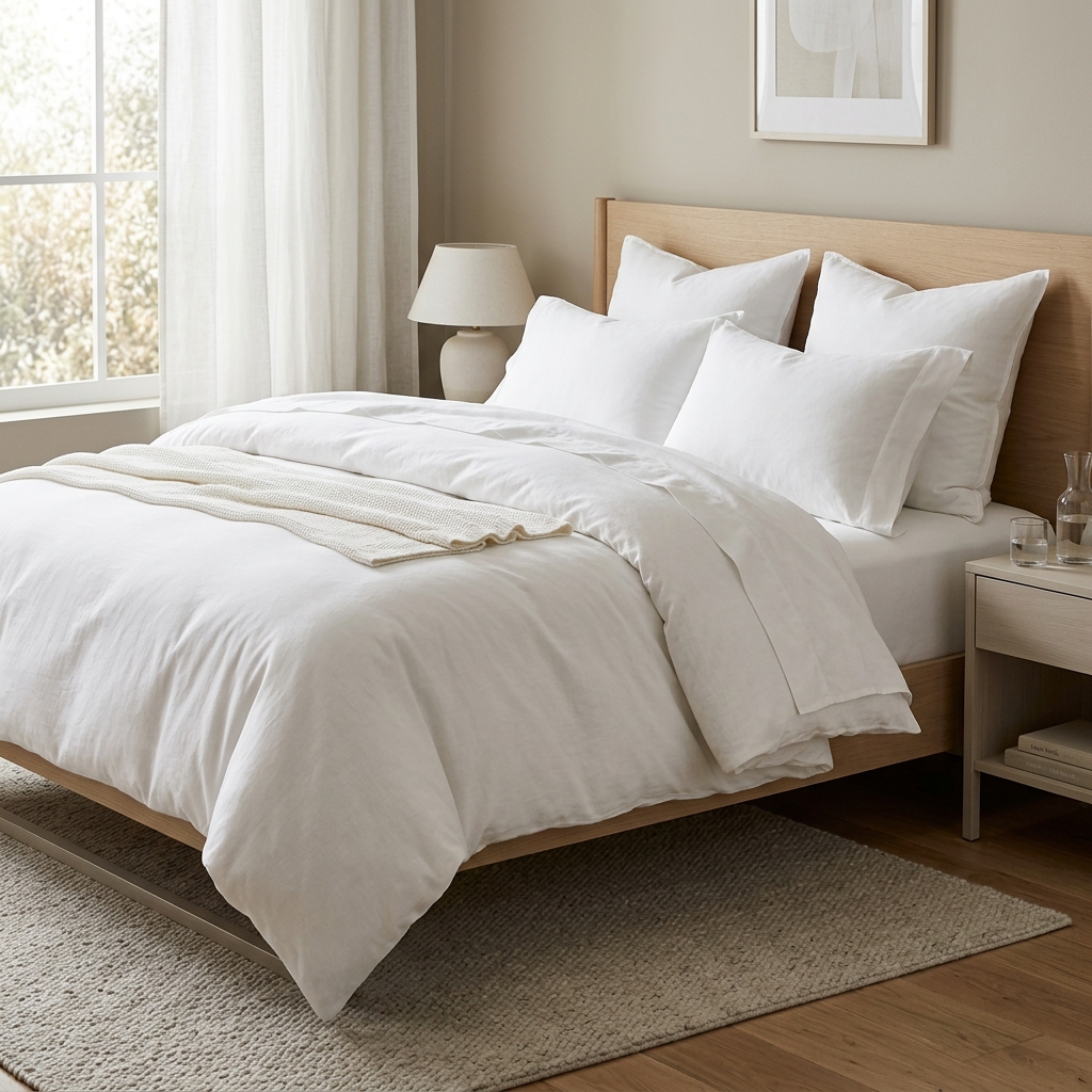 Quarto com cama elegante
